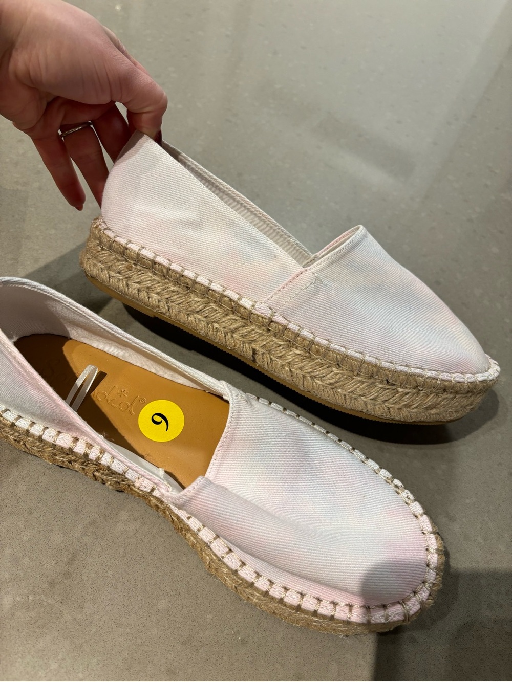 Splendid Pale Pink Canvas Espadrille Slip-Ons